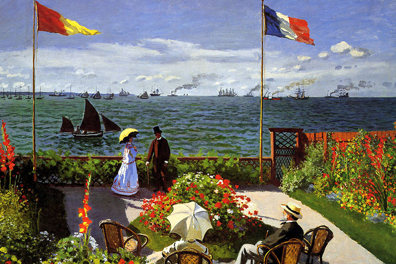 Raoul Dufy、La Plage de Sainte-Adresse Ville de Sainte-Adresse